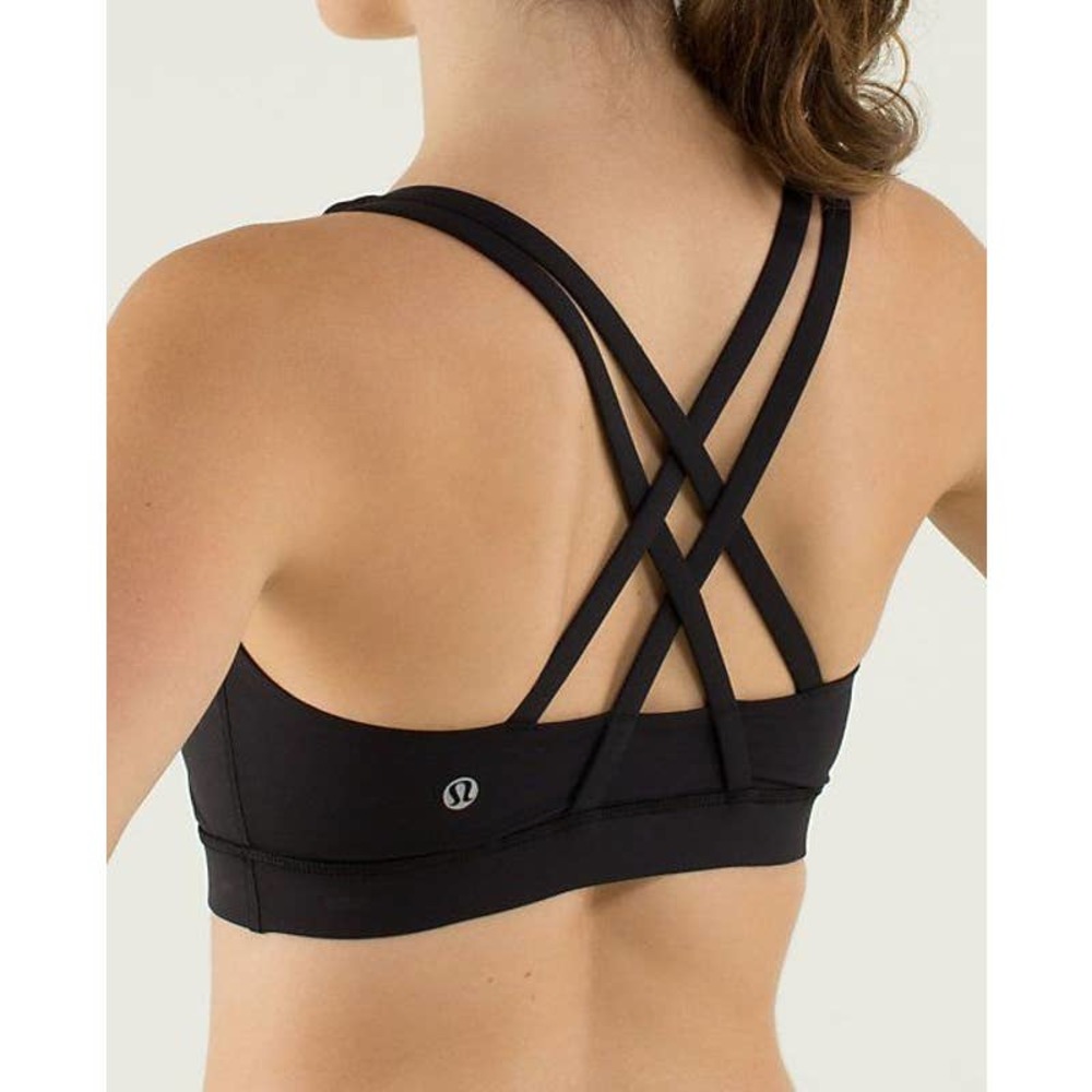 NWT Lululemon Energy Bra Black Size 8